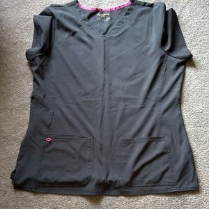 Heart Soul Fitted Black and Gray Short Sleeve Tee